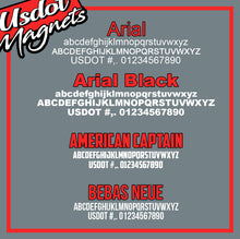 Load image into Gallery viewer, NOT FOR HIRE Magnet Magnetic Sign (Set of 2)