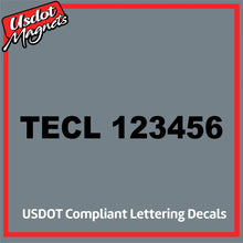 Load image into Gallery viewer, TECL Number Sticker Decal Lettering (Set of 2)
