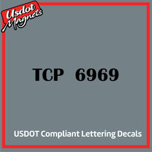 Load image into Gallery viewer, TCP Number Sticker Decal Lettering (Set of 2)
