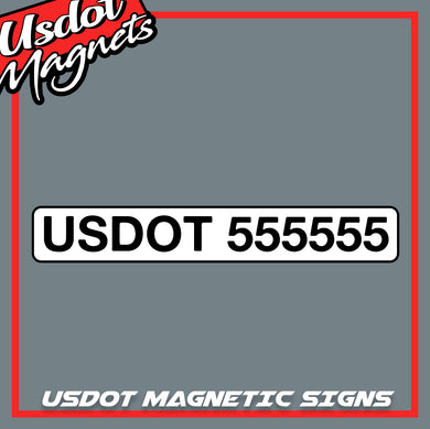 usdot magnetic signs